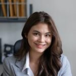 asian lawyer woman working with a laptop computer KQ9PYZQ